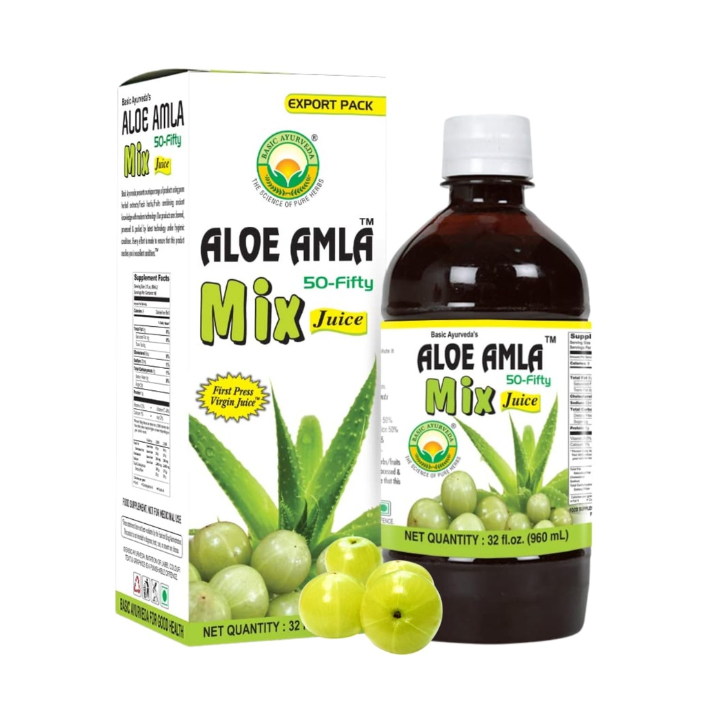 Basic Ayurveda Aloe Amla Mix Suc 