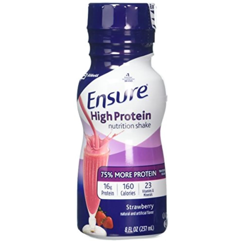 Asigurați-vă Shake proteine bogate în nutriție, căpșuni, 6 Conte