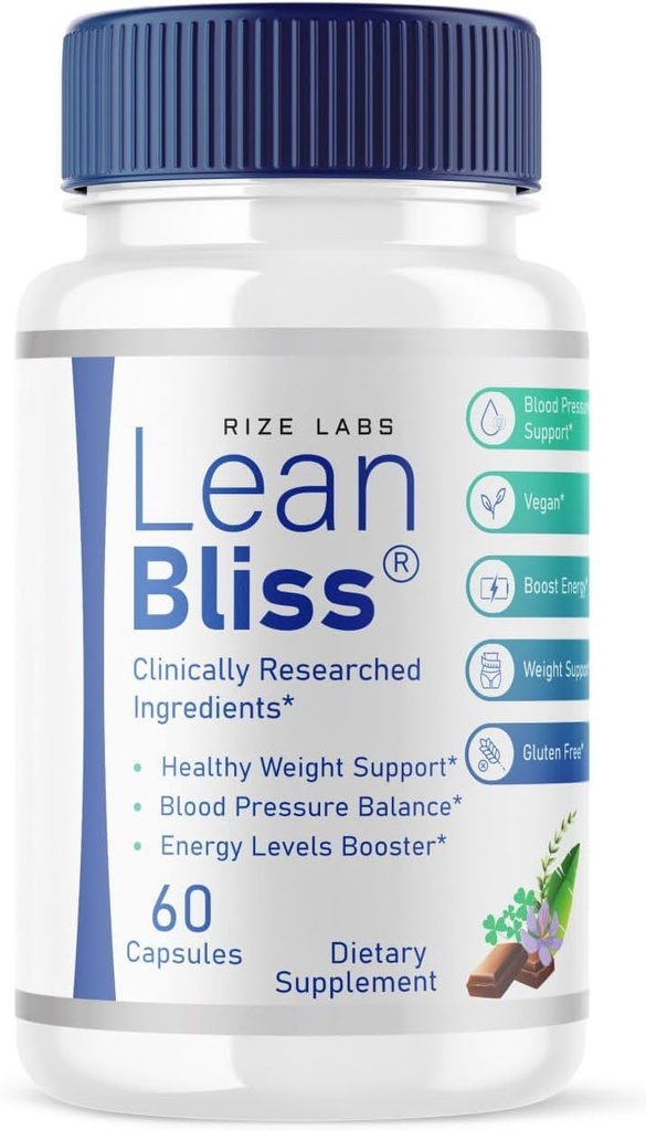Lean Bliss pastile de pierdere în greutate, Lean Bliss Fat Burning Formula, LeanBliss capsule avansate de metabolism pentru managementul greutății naturale și suport de sânge, LeanBliss Supliment alimentar Recenzii (60 capsule)
