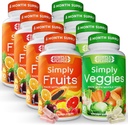 Doar promisiunea naturii - ambalate cu peste 40 de fructe și legume diferite - 4 luni de aprovizionare - Made with Whole Food Superfoods - with Aloe Vera 