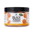 Uimitoare plante organice negru seminte de ulei Gumries - 500 mg per servire, rece presat Seminte de chimen negru, Made with Nigella Sativa, Ajuta la stimularea imunitatea, sustine sanatos Digestion - Orange Flavor 60 Conte