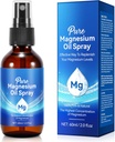 Spray de ulei de magneziu pur, 100% Spray de magneziu natural, 60ml Spray de magneziu organic