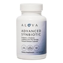 Alaya Naturals Advanced Synbiotic - Probiotic + Prebiotic - 14 Miliarde CFU Întârziat de eliberare Supliment Probiotic cu Prebiotice de la Sunfiber®, și L-glutamina pentru Integritatea Lining Gut - 60 Capsule