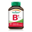 Jamieson Vitamina B6 (Piridoxine) 100 mg, 100 comprimate