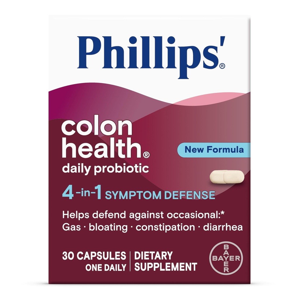 Phillips 'Colon sanatate Capsule probiotice, 30-count flacon - Cumpara pachete si Salvare (Pachet de 2)