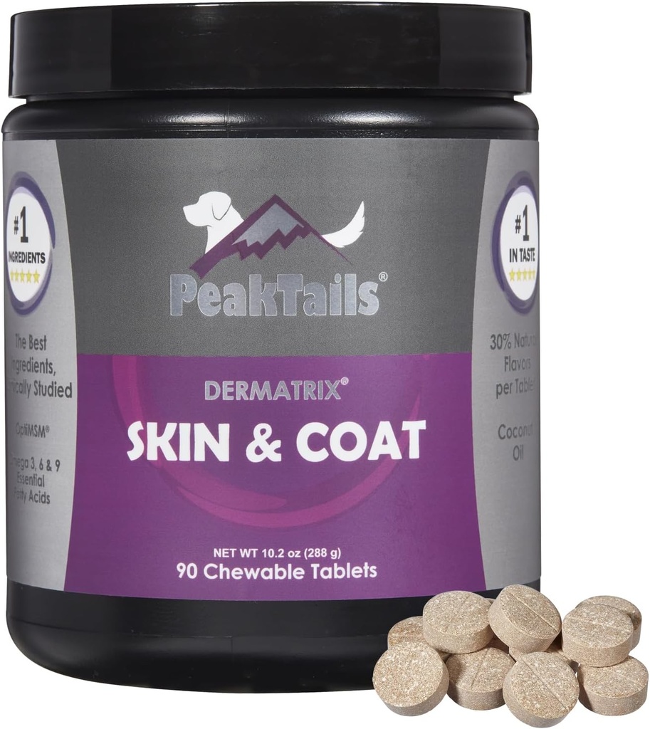 Kala Health PeakTails Skin & Coat Support for Dogs 