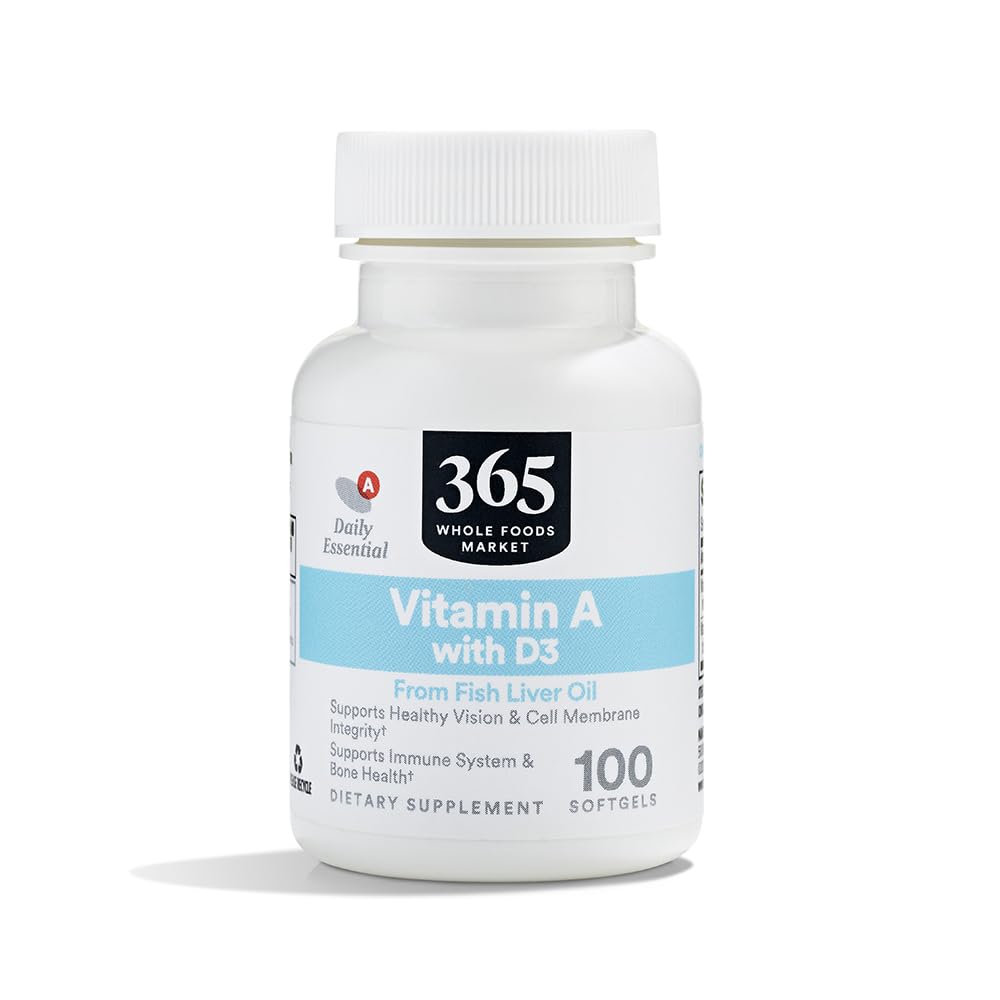 365 by Whole Foods Market, Vitamina A & D 400 UI, 100 Count