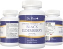 Liposomal Immune Boost Black Elderberry - Vitamina C - Zinc Gluten gratuit Vegetarian supliment alimentar 60 Capsule vegetale