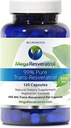 Mega Resveratrol, Grad farmaceutic,99% Pur, Izolat, Trans-Resveratrol Micronized, 120 Veggie Caps, 500mg per Capsule. Puritate Certificată. Absolut NO Toxic 