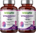 Biophix Vitamina K2 MK-4-100 mcg 200 Capace cu Alfalfa 2 ambalaj - Suporturi Oase puternice Immune Health