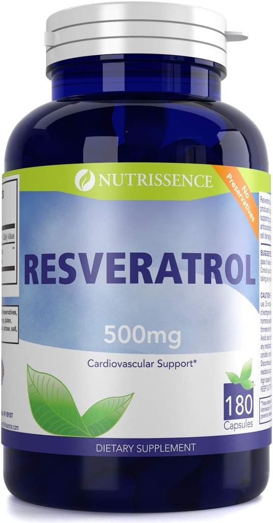 Resveratrol 500 mg 180 capsule 90 Serviri de 1000 mg sau 60 Serviri de 1500 mg