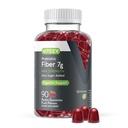 Viteey Prebiotic Fiber Gummies pentru adulți, 7g - Gumă de mestecat și solvent digestiv de fibre - Zero zahăr adăugat, Vegan, Gluten-Free - 90 Conte