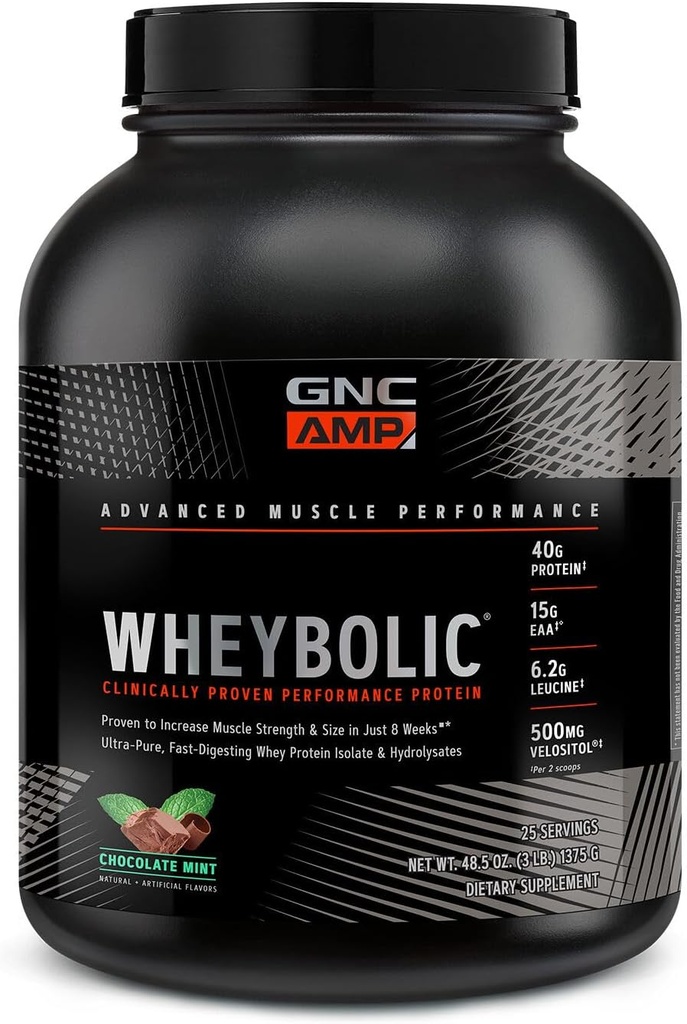 GNC AMP Wheybolic - Mentă de ciocolată (25 Servings)