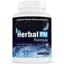 Longevity Herbal PM - Herbal Sleep Formula cu 5-htp, melatonin, Valerian & GABA. Capsule vegetale