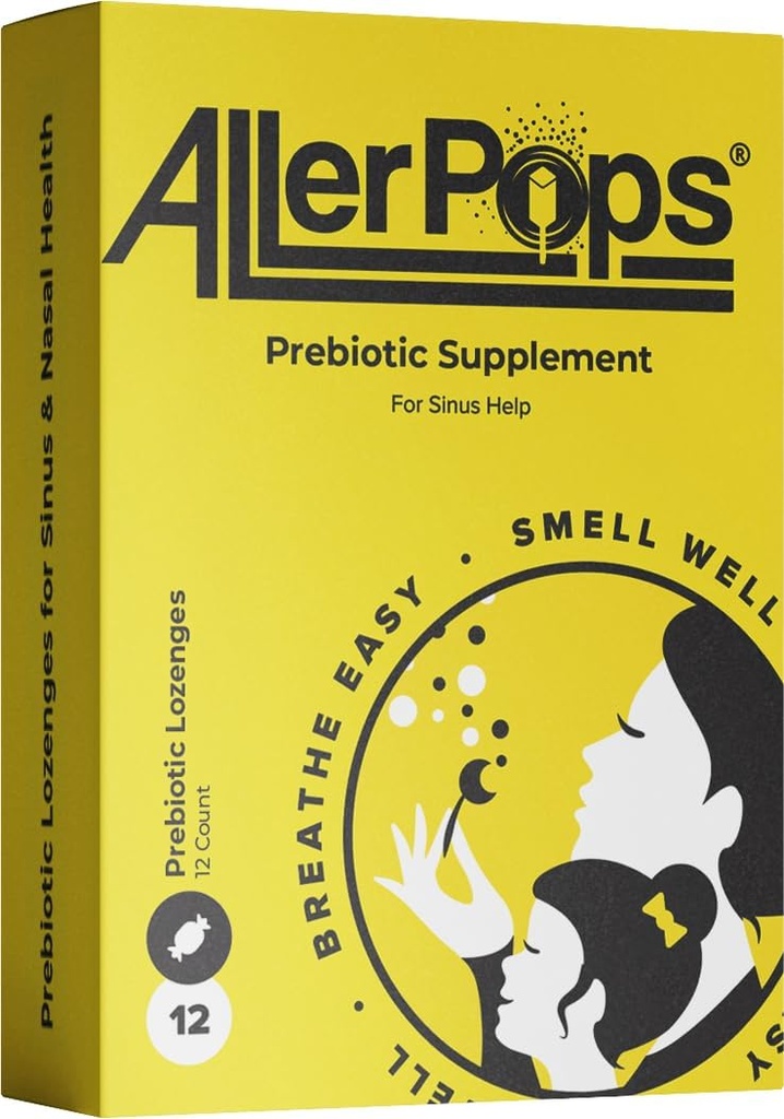 Supliment prebiotic - lungă durată Nasal / Sinus sănătate, echilibru imunitar - nutriție completă pentru probioticele căilor respiratorii, 12 bomboane Gummy