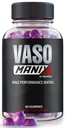 VasoManix Gummies, Vaso Manix Classic Barbat Supliment, Toate Formula Naturala pentru Barbati, Gummy Premium pentru a sprijini performanta, increderea si sanatatea generala, Recenzii oficiale (60 Gummies)