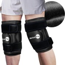 2 Ice Pack pentru ameliorarea durerii genunchi, gel reutilizabil Ice Wrap pentru leziuni, Umflare, Chirurgie de înlocuire genunchi, terapia compresei reci pentru artrită, Menisc Tear și ACL, negru