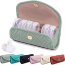 BAGSFY Weekly Pill Organizator de 2 ori pe zi într-o cutie de pilula din tesatura dragut, Sac de medicina, AM PM Pilula de 7 zile, Caz de călătorie medicament portabil pentru pastile, vitamine, uleiuri de pește, Suplimente.