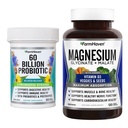 FarmHaven Magneziu Glicinat & Malate Complex și 60 miliarde CFU Probiotic
