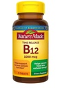 Natura făcut vitamina B12 1000 mcg, Supliment alimentar pentru suport metabolic energie, eliberare de timp, 75 comprimate,.