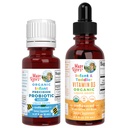 MaryRuth Organics Probiotics de precizie infantilă Colic & Vitamina D3 picături 