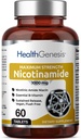 B-3 Nicotinamida 1000 mg 60 Tabs Extra Putere de eliberare lentă - Natural Flush-Free Vitamina Formula 