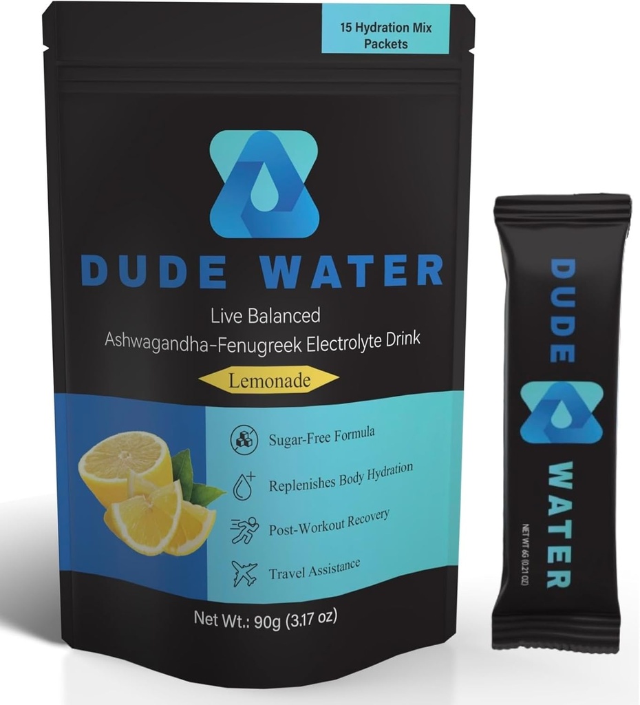 Hidratare supliment Mix - Electrolit pulbere Infuzat cu Ashwagandha, Schinduf, și vitamine esențiale. Replenishes Hidratare, Sprijină Energie, Hormone Sănătate, Putere, și recuperare.