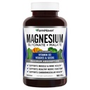 FarmHaven Magneziu Glicinat & Malate Complex w/Vitamina D3, 100% Chelated for Max Absorbtion, Vegetarian 