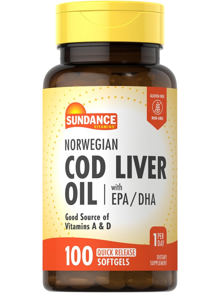 Sundance Norvegian Cod Ulei de ficat  Softgels 