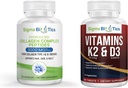 Complex de colagen și vitamina masticabilă D-3 cu supliment K-2