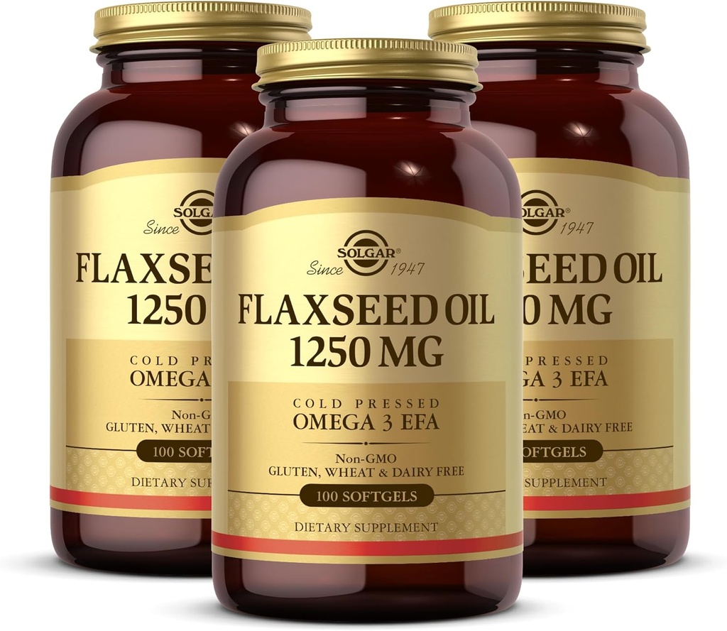 Ulei de in 1250 mg 100 SG 3-pack