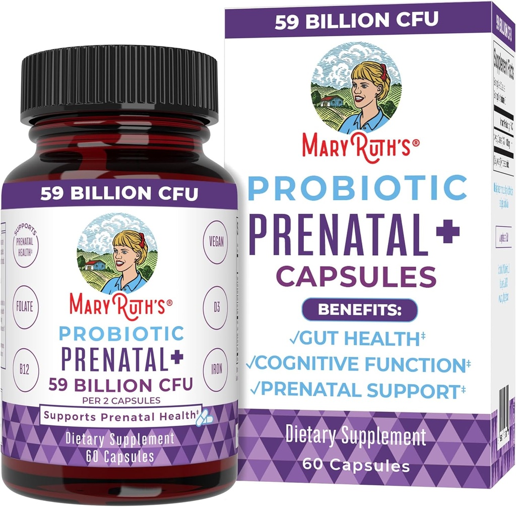 MaryRuth Organics Vitamine prenatale & Probiotice 