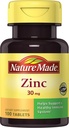 Natural Made Zinc 30mg, 100 comprimate (Pachet de 6)