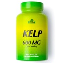 ALFA VITAMINS Kelp Supliment, 600 mg de Seaweed naturale Kelp (Ascophyllum Nodosum), bogat în iod și Fucoidian, susține funcția tiroidiană și metabolică, vitamine zilnice pentru wellness, non OMG, 90 comprimate