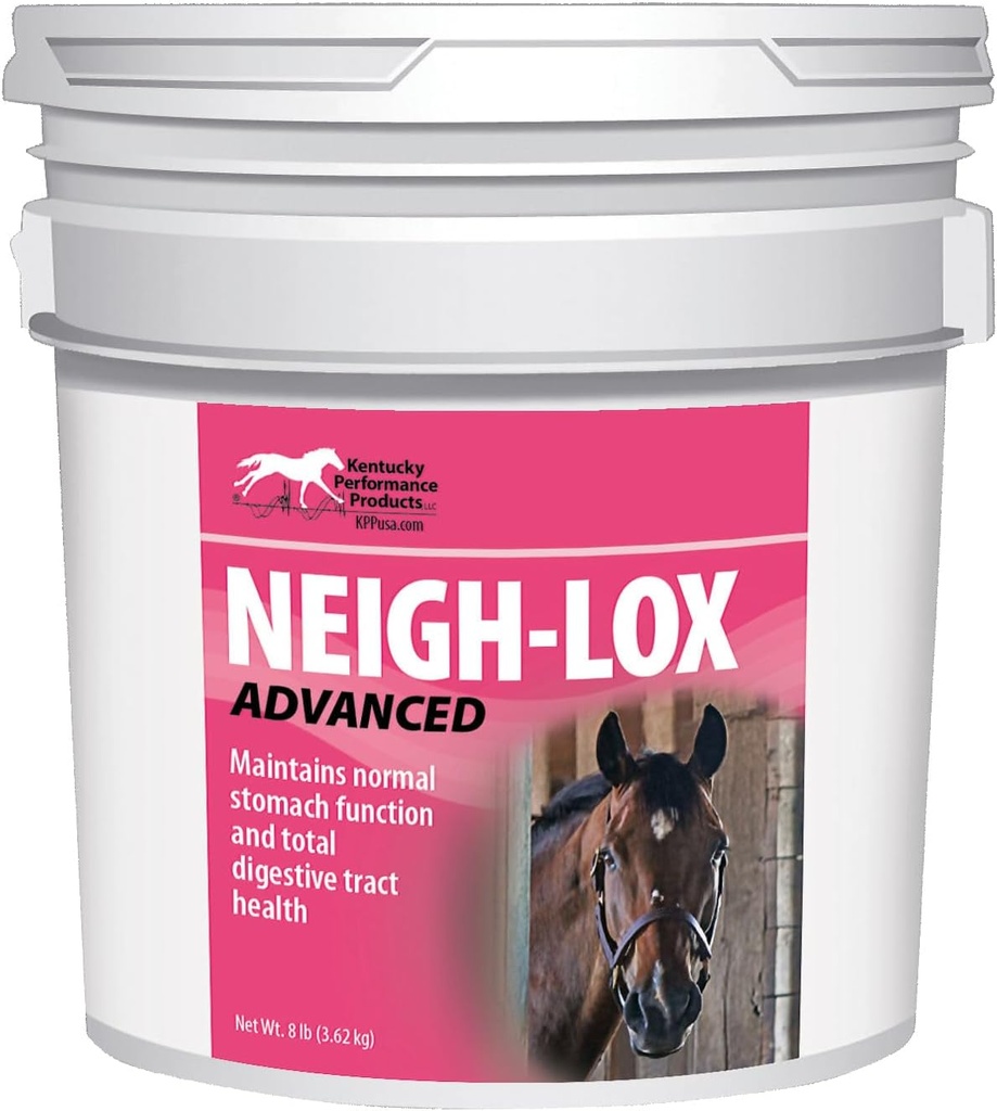 KENTUCKY PERFORMANŢA PROD 04443 Neigh-Lox Advanced Digestive Suplement for Horses, 8 lb