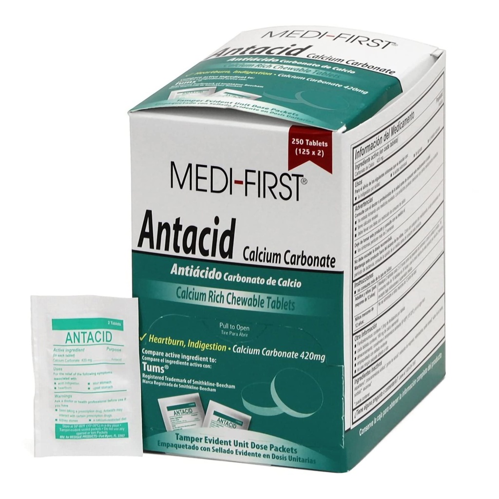 Medi- Primul comprimat antiacid, 250 Ct