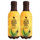 Pentru totdeauna - Aloe Vera Gel - 99,7% Pure Inner Leaf Aloe Vera Juice - Conservative-Free - 33,8 floz (Pachet din 2)