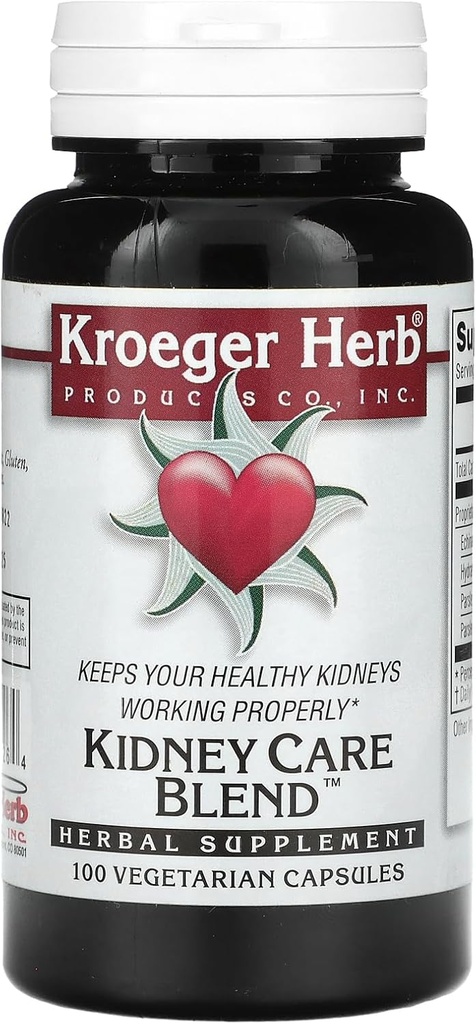 Kroeger Herb Ingrijire renala Blend Capsule vegetariene, 100 Conte