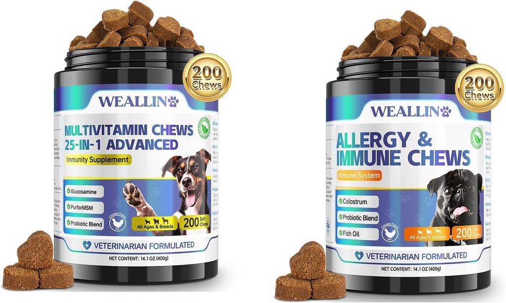 Dog Vitamine & Dog Alergie Relief Chews