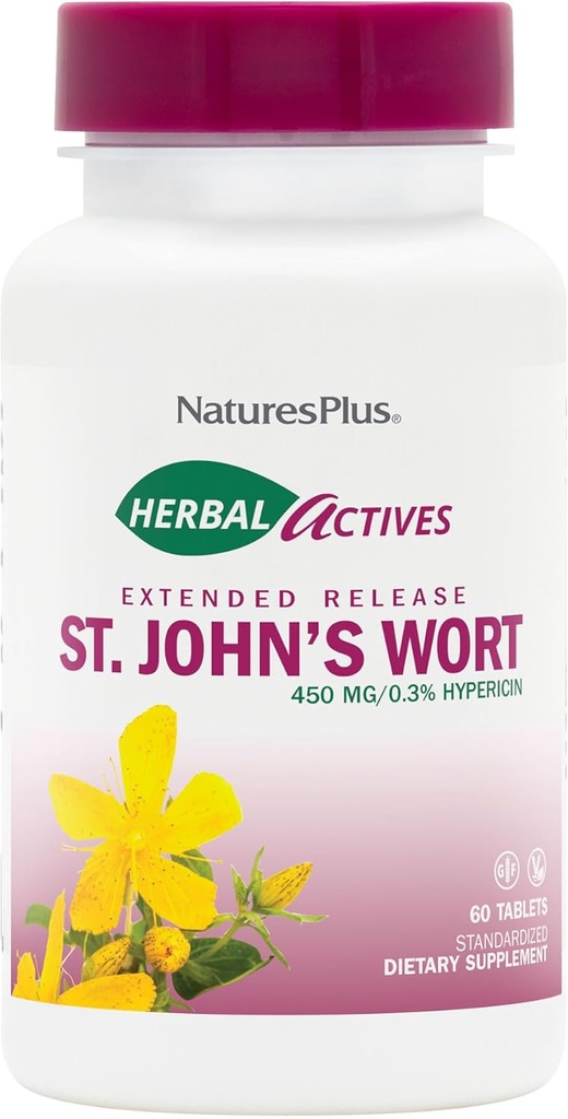 NaturesPlus Herbal Actives St. John 