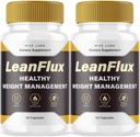 laboratoare de rize (2 ambalaj) LeanFlux - Lean Flux pierdere în greutate pentru a crește nivelurile BAT, Leanflux Recenzii non-GMO Pastile suplimentare ușor de înghițit, Gain Brown Adipose tesut BurnFat (120 capsule)