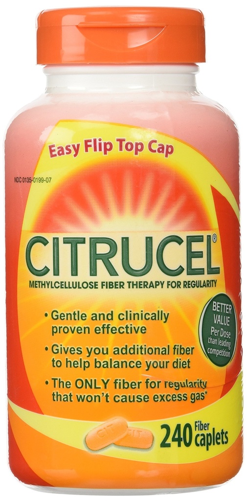 Citrucel Fiber Terapia pentru Regularitate 500 mg - 240 Caplete