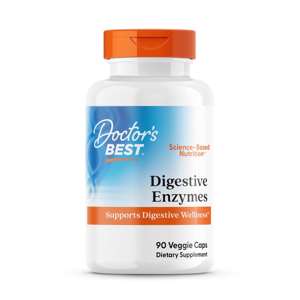 Cele mai bune enzime digestive Suplimentul pentru femei si barbati - Suporturi Sanatate Gut, Digestie, & Global Wellness, Formulat cu Amylase, Super Enzime Amestec pentru pauza alimentara, Non OMG-uri - 90 Veg Caps