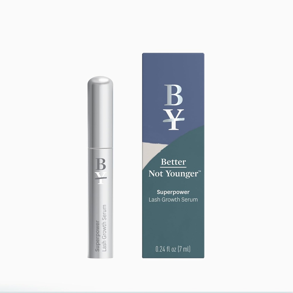 Mai bine nu mai tineri Superputere Lash Ser (7ml) Lash Balsam cu Peptide, Vitamine & Nutrients - Consolidarea serului pentru mai groase, mai pline și mai lungi Lashes - Cruzime-Free