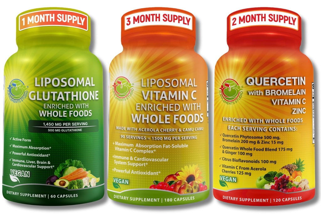 SUPLELEMENTE STUDIO de înaltă absorbţie Antioxidant şi suport imunitar Bundle 