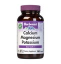 Bluebonnet Calciu magneziu Supliment de potasiu pentru femei si barbati - Suporturi Oase sanatoase - Calciu 1000 mg Supliment mineral Chelate Forma - non-GMO, Vegan, Gluten-Free - 180 Caplete