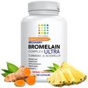 Bruizex Ultra Bromelain și Quercetin supliment de ajutor de Bruiseing, 120 Capsule 