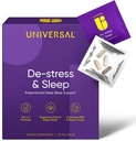 De-Stress & Sleep Supplement - 10-in-1 Natural Sleep Aid for Adulți, Daily Multivitamine cu Magneziu, Melatonina, Ashwagandha, L Theanină, Root Valerian, Pastile de dormit pentru bărbați și femei, 30 Pack