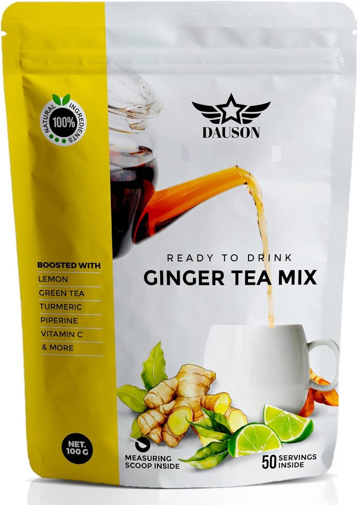 Ginger Lemon Ceai Powder Herbal 