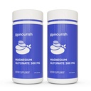 UpNourish Chelate Magneziu Glicinat 500 mg Capsule - Chelat de magneziu pentru absorbţie ridicată - Supliment de magneziu pur pentru calm, Crampi de picioare, relaxare musculară 480 Capsule